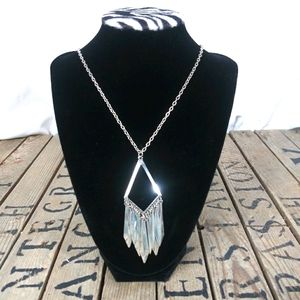 3/$30 Boho Metal Fringe Necklace